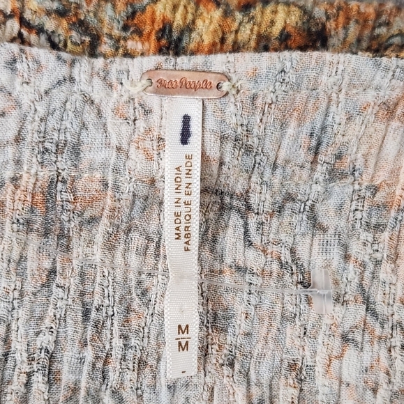 New!Free People Farrah‎ Bohemian Printed Dress - Picture 12 of 14